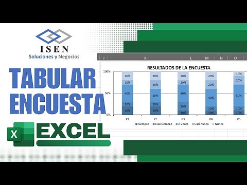 COMO TABULAR LOS RESULTADOS DE UNA ENCUESTA EN EXCEL | TABULA SIN TABLA DINÁMICA