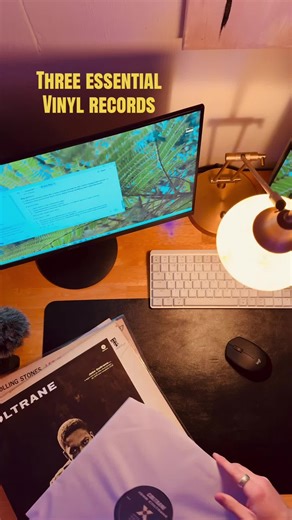 Three Vinyl collection ESSENTIALS John Coltrane - Coltrane/Prestige Led Zeppelin- Zep II Fleetwood Mac - Tusk #musicrecommendations #music #vinyl