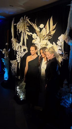 8.7K views · 62 reactions | Amber Valletta, Katie Holmes and Julia von Boehm strike a pose at @official_mikimoto’s 130th anniversary soirée ✨ | Footwear News | Facebook