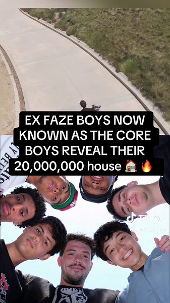 EX FAZE BOYS NOW KNOWN AS THE CORE BOYS REVEAL THEIR 20,000,000 house 🏠 🔥 @Lacy #lacy #fyp #trending #viral