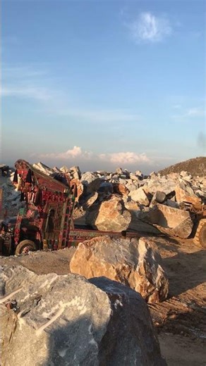 Extreme Truck Loading | Heavy Marble on Big Truck #truck #marble #stone
