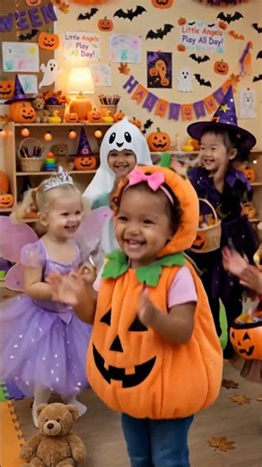 🎃 Halloween Coming Soon! #shorts #halloween #halloweenkids #spookyseason | Little Angels TV