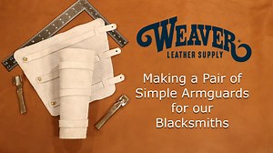 In this video, Chuck walks us through how to create a simple pair of blacksmith arm guards! When blacksmithing or working with hot metals, it's important to have proper protective gear to keep you safe. These flexible leather arm guards will help keep your forearms safe from burns and abrasions on the job. For a full list of supplies and the pattern used in this video, visit https://www.weaverleathersupply.com/collections/leather-blacksmith-arm-guards | Weaver Leather Supply
