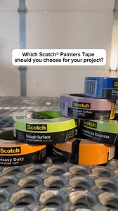 Crisp lines start with the right painter’s tape! 🎨 #Scotchpainterstape #painterstape #homeimprovement #homeprojects #diyprojects | Scotch Painter’s Tape