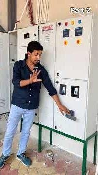 What is installed in an electrical panel | electrical panel work tips🔥