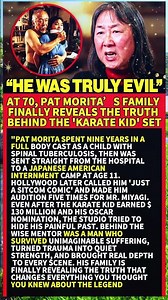 At 70, Pat Morita’s Family Finally Reveals the Truth Behind the 'Karate Kid' Set #short #viral