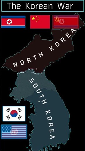 Korean War【Ages of Conflict】 #agesofconflict #TNO #Korea #geopolitics #map #history