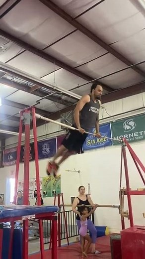 Skill Demonstration: Back hip circle on high bar
