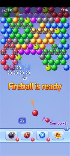 bubble shooter game level-1653 video ko like kre 👍👍 aur Chanel ko subscribe kre 👍👍 comments kre 👍👍