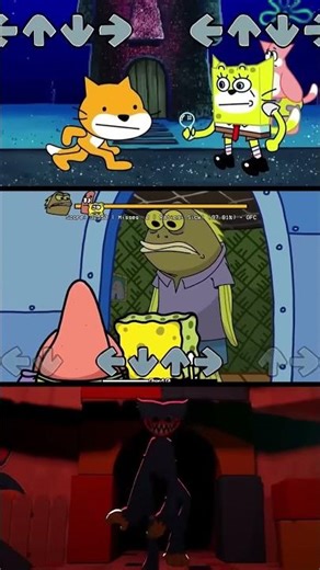 FNF Chocolate SpongeBob vs Huggy Wuggy Meme Mod Mobile Gameplay #shorts
