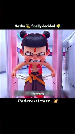 When Nezha was checked at the station.😱 #nezha #sorts #cartoon #trolledit