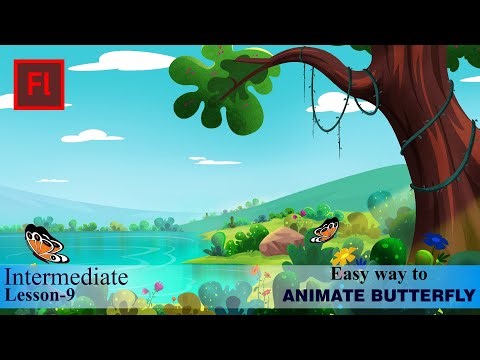 How to do Butterfly Animation in Adobe Flash in Hindi