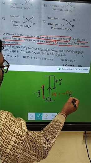 FA3/Self assessment model paper 3/9th class physical science answers key #fa3