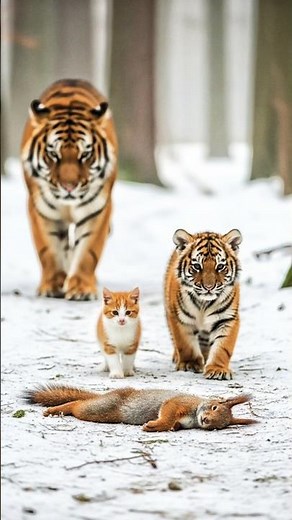 Kitten and Tiger Cub Did What No One Expected ❤️🆘 | Real Wildlife Rescue