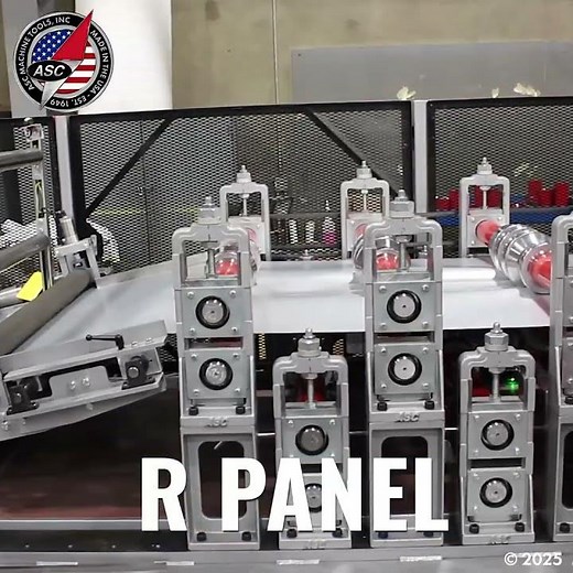 ASC's 4 In 1 Alpha Series Panel Rollformer