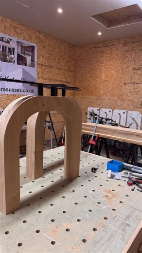How We Built Bespoke Table Legs #how #howto #building #doityourself #diy Would you of done anything different let me know in the comments I’m always keen to hear how others do things | Db builders Sussex LTD