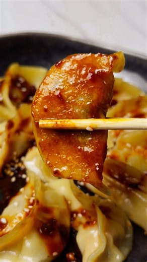 Pan-fried dumplings #dumplings #recipe