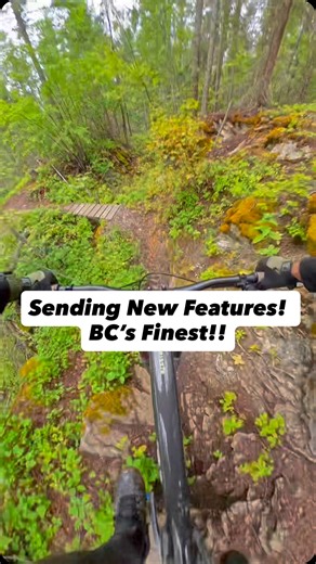 Prairie Pedal on Instagram: "Mountain biking some of BC’s finest. When you can’t walk away from a new feature! MTB first decent. #mtb #mountainbike #BikeLife #RideYourBike #britishcolumbia"