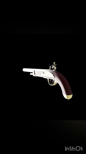 ⚜️ Realistic Flintlock Pistol | Maya × Substance Painter 🔥