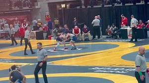 3.4K views · 186 reactions | Indian Valleys Nile Abbuhl gets a takedown and near fall in the 1st period of the OHSAA State wrestling tournament. Nile went on to defeat Colton Rhoads of Louisville 8-4, he will wrestle tomorrow morning in the Quarterfinals. Update brought to you by McInturf Realty | BIG Z Sports | Facebook