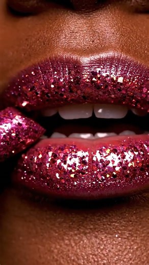 ASMR Applying Crystal Flame Quartz Class-Ring Lipstick 🔥💎 | Satisfying Lip Transformation