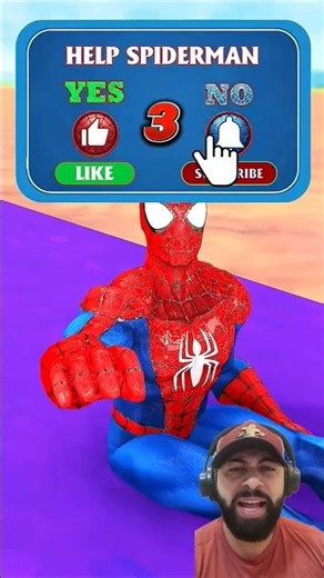 Spider-Man vs. Red Devil #shorts #spiderman #funny #hulk