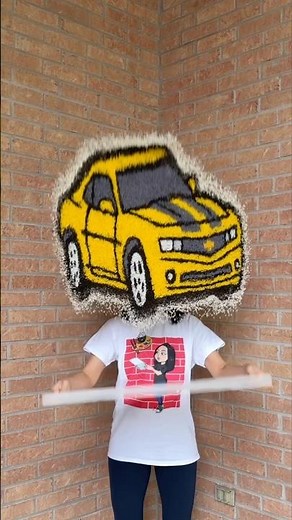 Chevy Camaro transforms to Bumblebee #bumblebee #chevroletcamaro #chevy #transformers #riceart