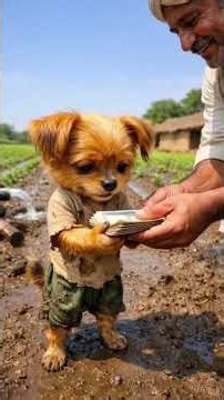 The poor puppy didn't have cash to buy warm cloth so, his rich friends making fun of him#animahal