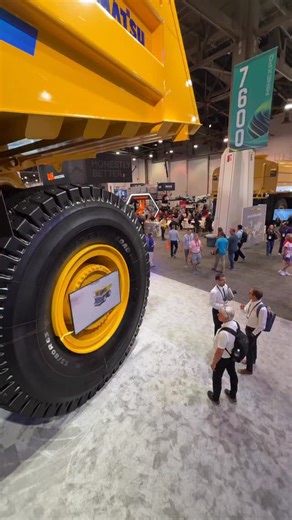 Komatsu’s 930E truck at MINExpo 2024. The Komatsu 930E power agnostic is a mining haul truck designed with a modular platform to run on multiple power sources, including diesel, battery-electric, or hydrogen fuel cell. This design allows mining companies to start with conventional diesel engines and transition to cleaner energy sources over time as their decarbonization strategies evolve. The truck’s common chassis can accept different powertrains, and initial models feature diesel trolley assis
