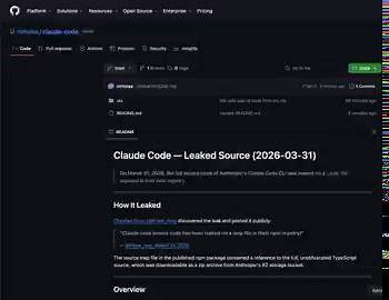 Crypto native @nichxbt added a mirror/backup of the Claude Code source code to their GitHubThis is literally open source Claude CodeThe repo already has over 100 stars in just over an hourRedirecting 100% creator rewards