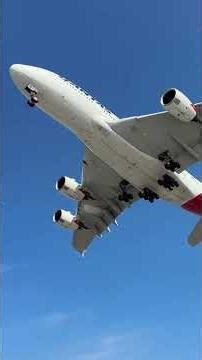 Amazing take off From QANTAS A380 at LAX landing a380 planes... #Shorts #airplane.spotterlax