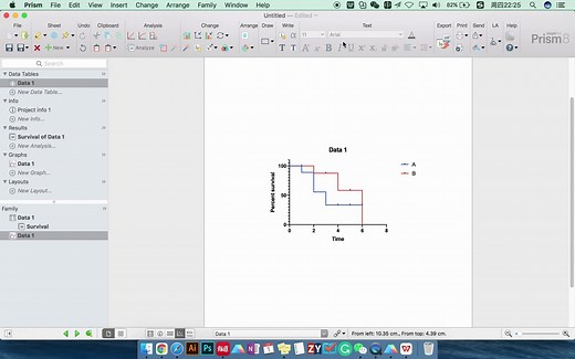graphpad实战教程-生存曲线