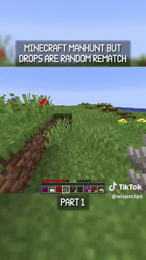 Minecraft Manhunt: Random Drops Rematch Highlights