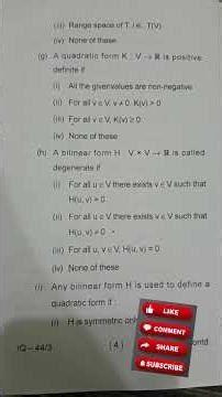 pg(M.Sc.) Maths (CC-3) Linear Algebra