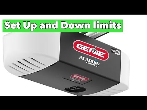 Set Up & Down limits on Genie garage door opener