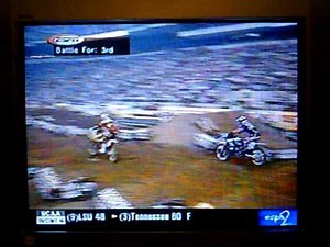 Travis Pastrana's First Pro Supercross 2000 Indianapolis 125cc Main Part 1