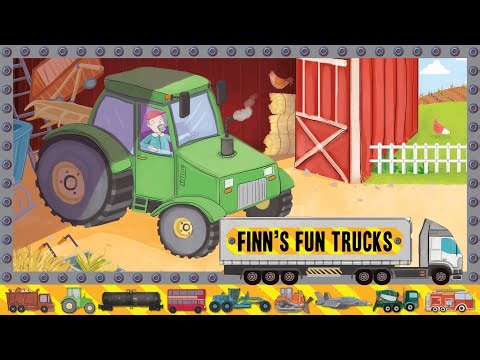 Farm Fleet Read Along | Ages 4-7 Storytime | Finn's Fun Trucks