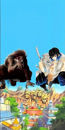 Tanjiro vs Inosuke | #tanjiro #demonslayer #inosuke #hashira