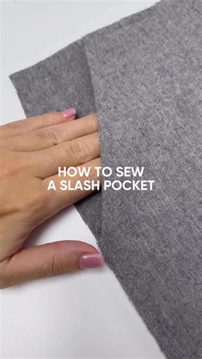 Trendy PDF sewing patterns 🪡 More than 350К customers on Instagram: "If you feel like the trousers or skirt pattern is lacking slash pockets, you may add them yourself. Check out this video, part of the #vikisews_sewinghacks series, to find out how 👍🏼 1️⃣ Apply a strip of interfacing to the wrong side of the pocket opening on the front trouser leg piece. 2️⃣ Place the pocket bag right sides together with the front leg piece and align the pocket opening edges. Stitch on th