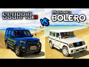 Scorpio S11 Vs Mahindra Bolero | Extreme Off-Roading | Gta 5 Indian Cars