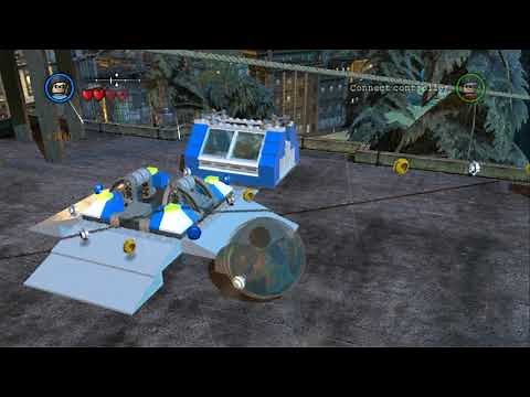 LEGO Batman 2 DC Super Heroes - All Gold Bricks in Gotham City North - Residential/Theater Area