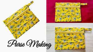 DIY FABRIC PURSE SEWING TUTORIAL / How to Make Purse from Cloth Bag #bag #purse #Bagmaking #diybag | Sujata Craft and Creation