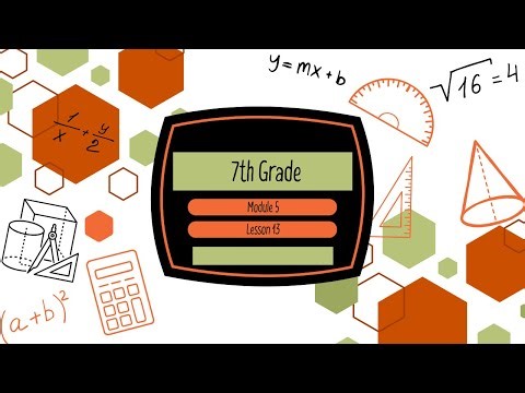 7th Grade Module 5 Lesson 13 (Eureka Math Squared)
