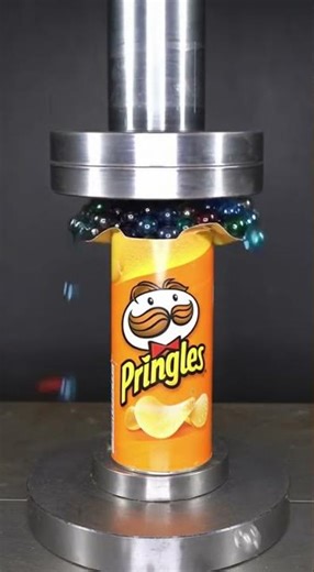 Marbles EXPLODE from Pringles Tube Under Pressure! 💥🔴