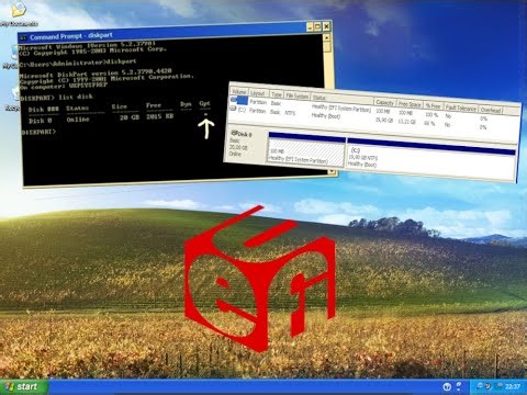 Windows XP x64 running on UEFI (No CSM)
