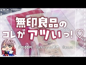📔無印良品の『一覧できるスケジュール帳』がアツすぎるッ！【バレットジャーナル／Bullet Journal／BUJO】