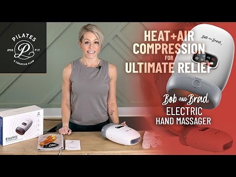 Electric Hand Massager Bob & Brad Review - Heat + Air Compression for Ultimate Relief by JessPFit