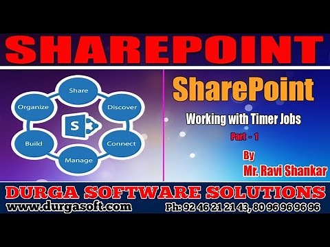 Sharepoint Tutorial||Working with Timer Jobs Part - 1 by RaviShankar