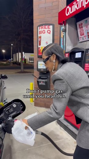 Rule #1: NEVER grab the pump barehanded. Paper bag > raw hands. This is your sign to do better at the gas station. #fyp #learnontiktok #tips