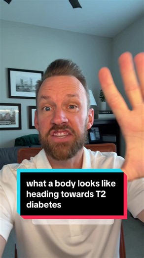 What a body looks like that’s headed towards T2 diabetes #diabetes #type2diabetes #insulinresistance #weightloss #guthealth